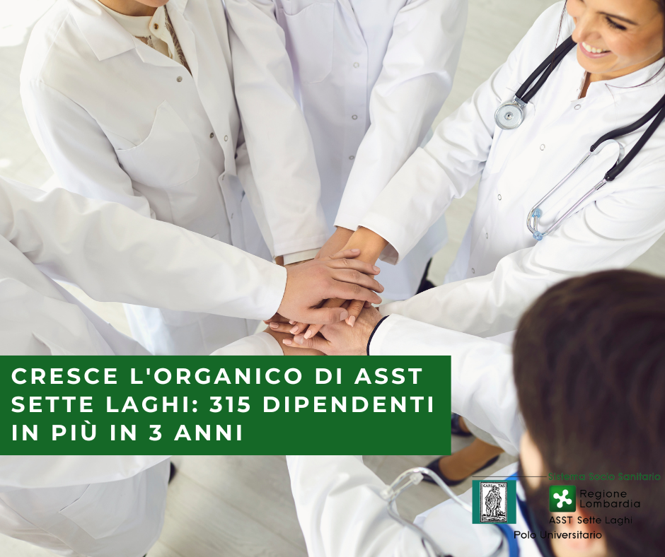 Cresce l'organico di ASST Sette Laghi