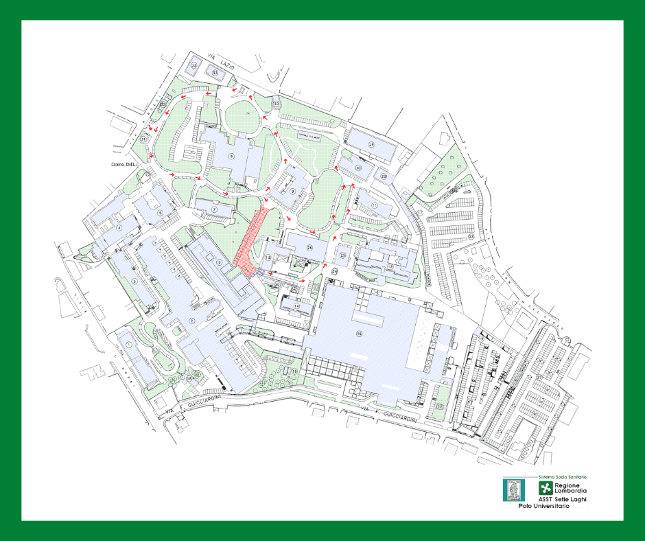 Ampliamento area di cantiere Day Center 2 - Nuove modifiche alla viabilità interna a partire dal prossimo 24 aprile