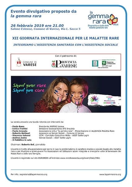 XII Giornata Internazionale per le malattie rare