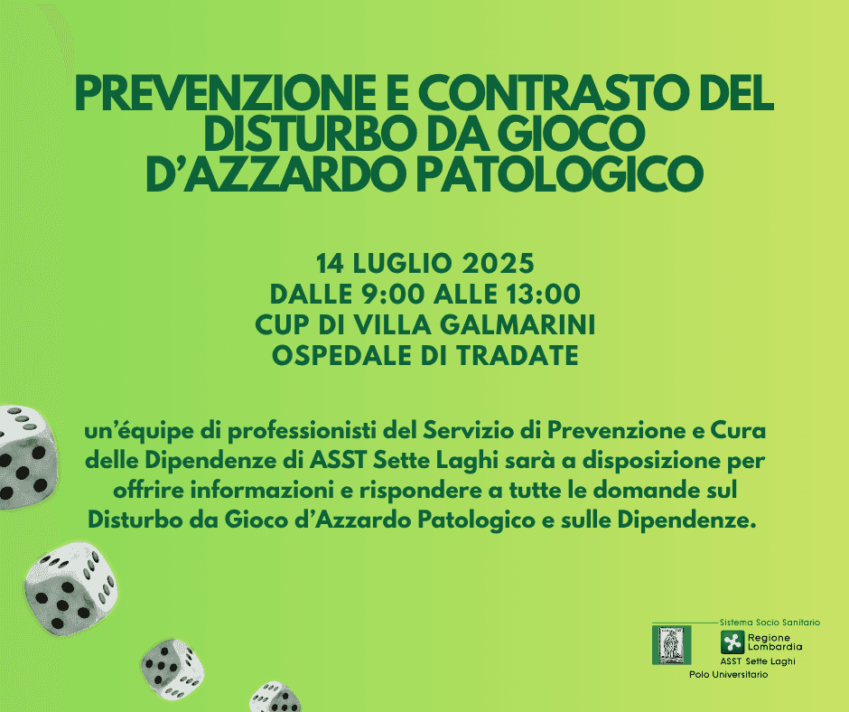 Prevenzione e contrasto del Disturbo da Gioco d’Azzardo Patologico