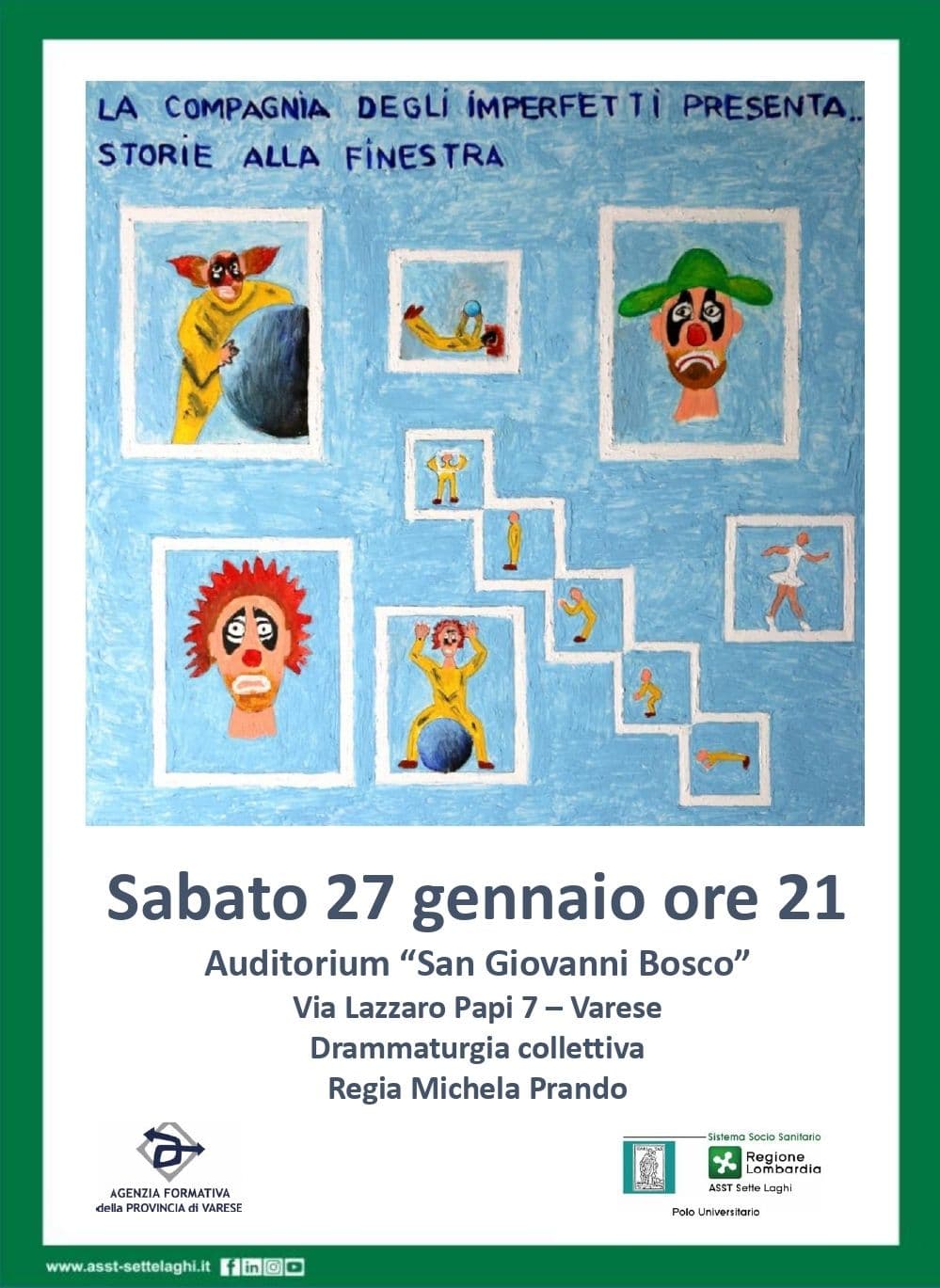 Teatro che Cura: Un viaggio terapeutico attraverso "Storie alla Finestra" della Compagnia degli Imperfetti di ASST dei Sette Laghi