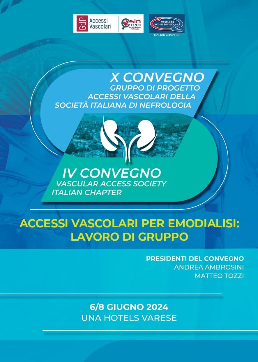Il più importante convegno italiano sugli accessi per emodialisi a Varese